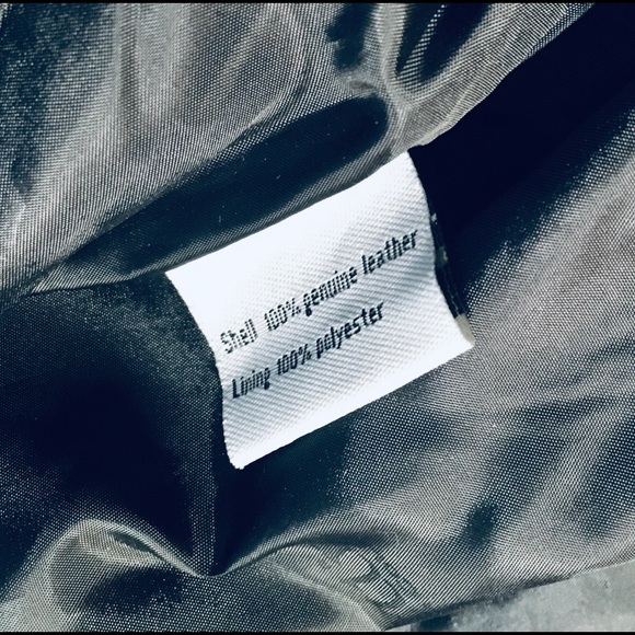 Cellini Vintage Genuine Leather Bomber Jacket - Picture 6 of 10